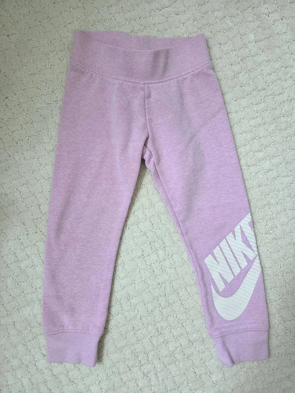 Nike Kids Light Pink Logo Sweatpants